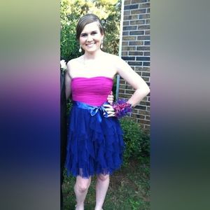 Teeze Me Short Formal Prom/ Homecoming  Dress EUC